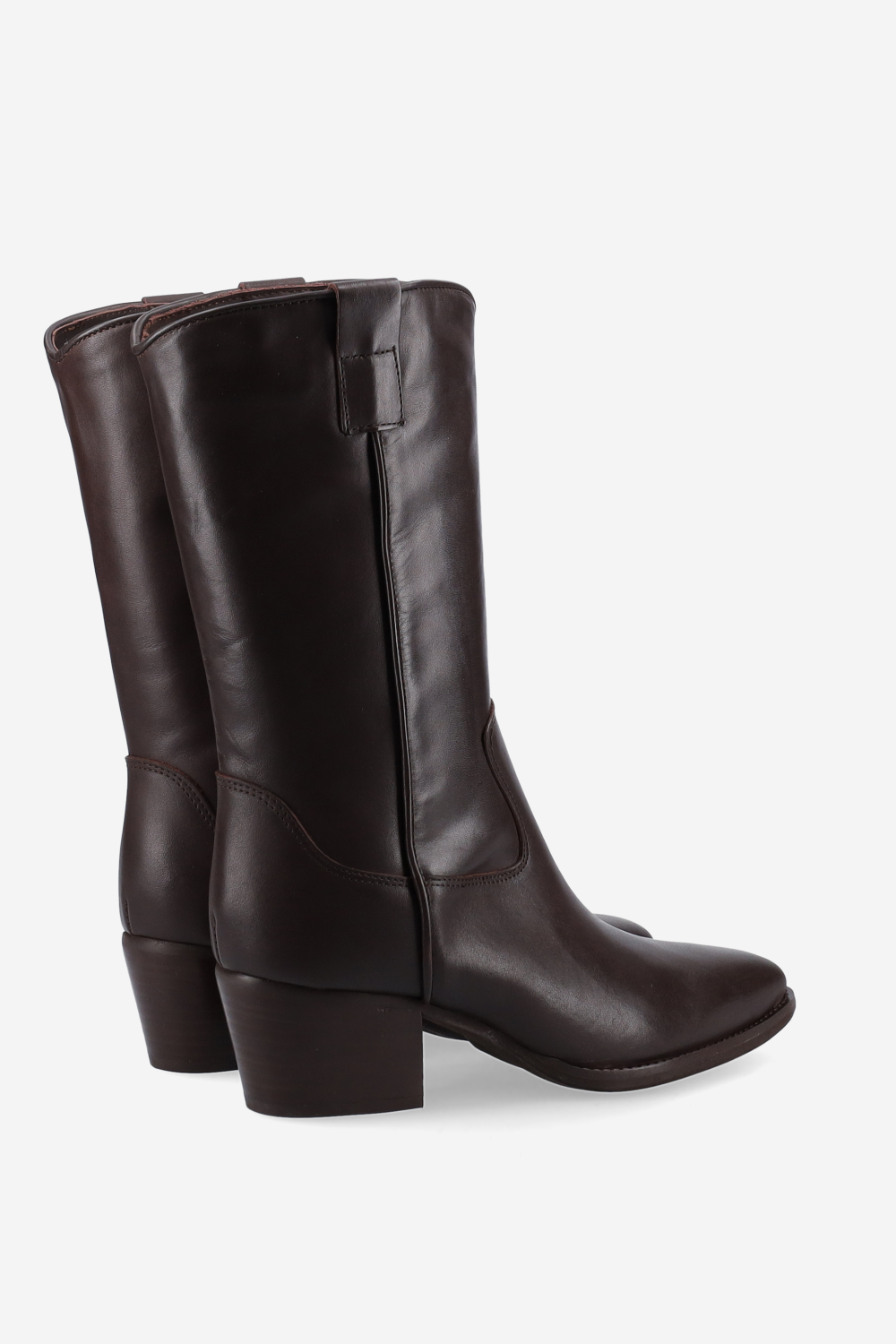 Leather ankle boots