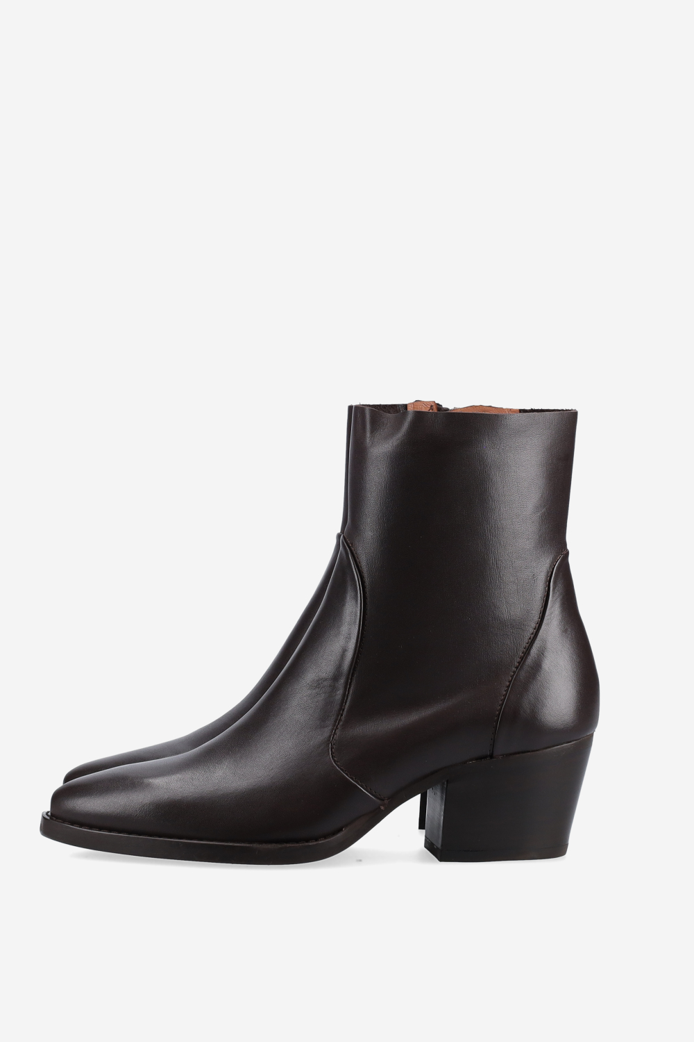 Leather ankle boots