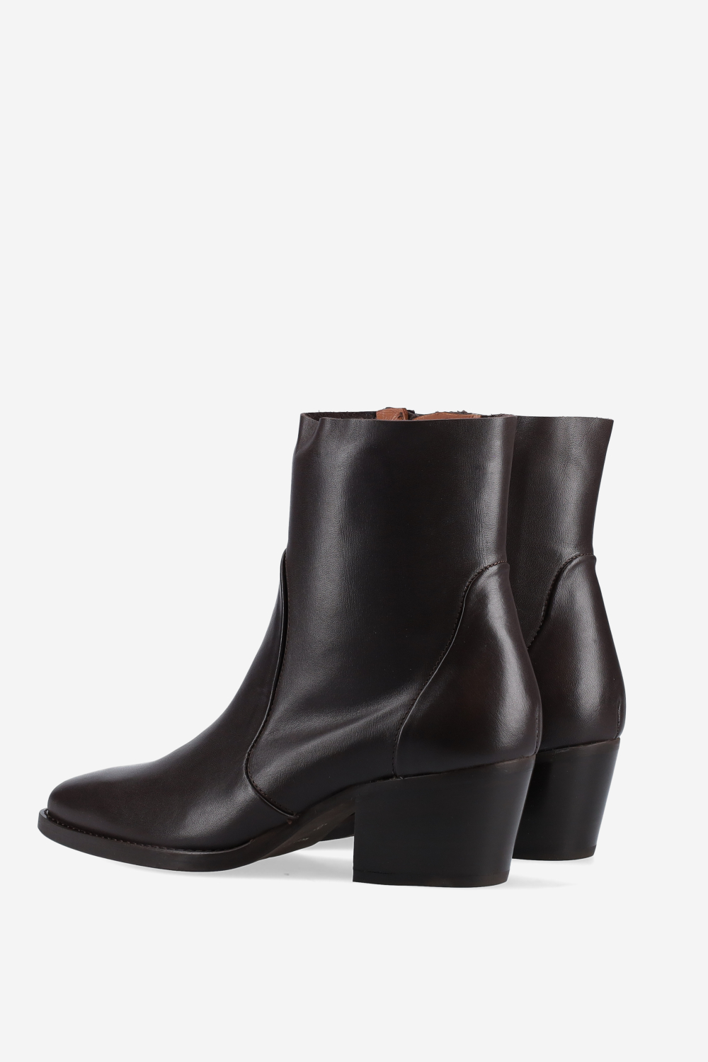 Leather ankle boots