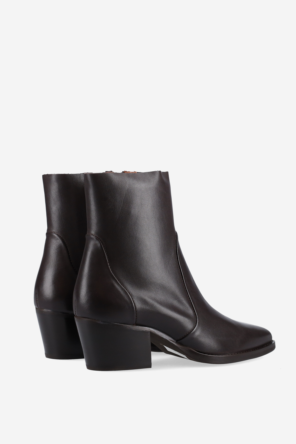 Leather ankle boots