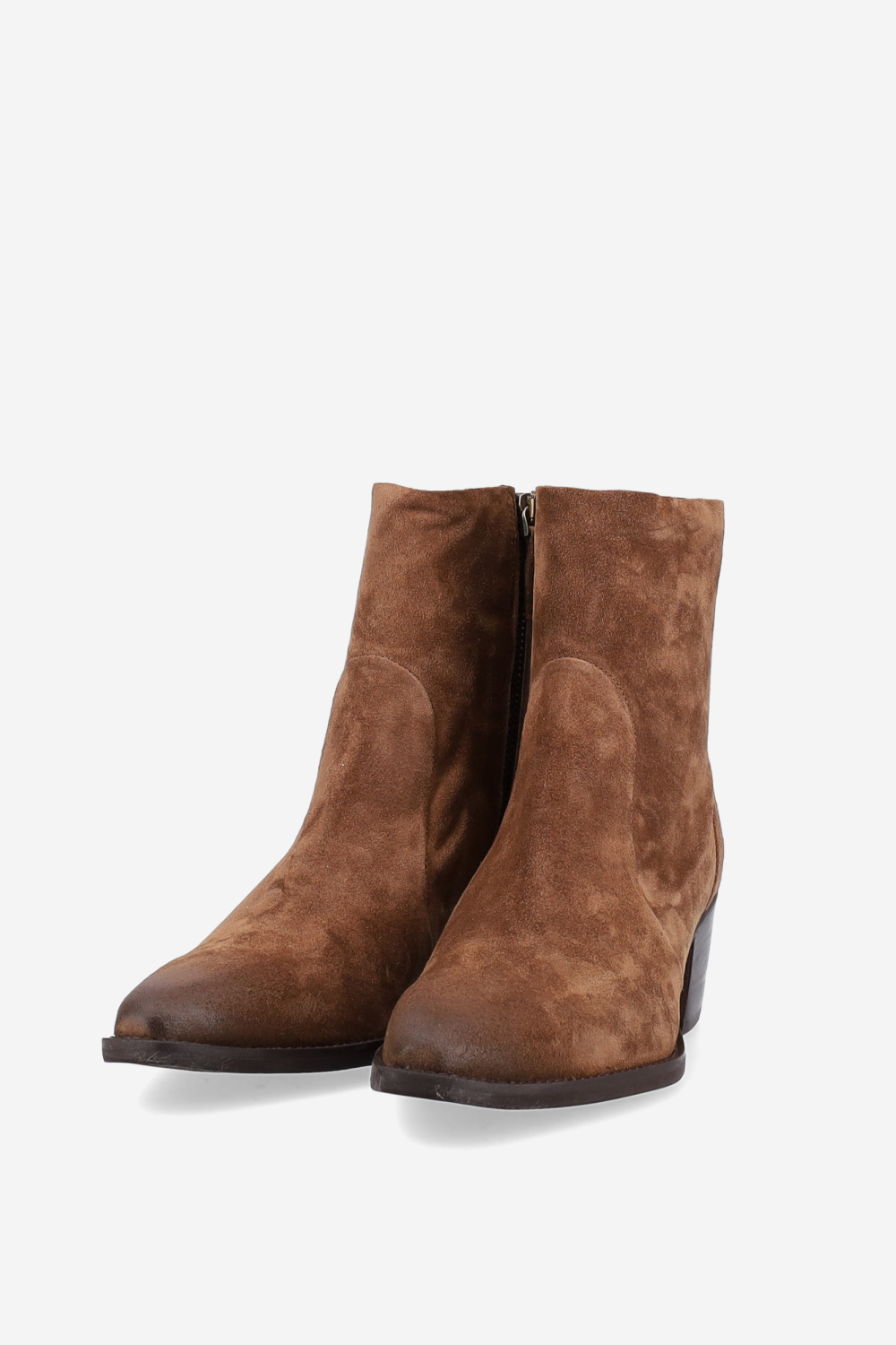 Suede ankle boots