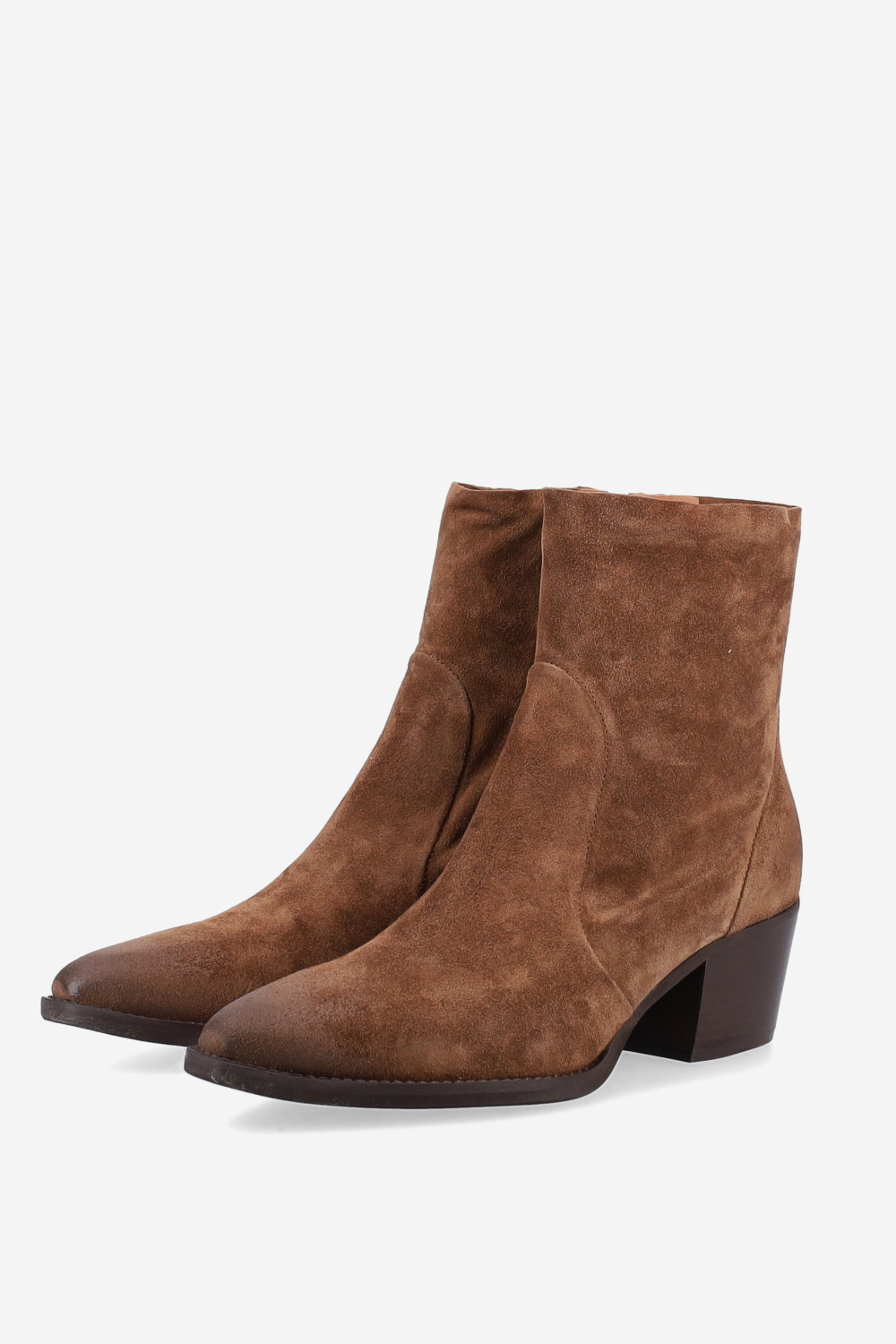 Suede ankle boots