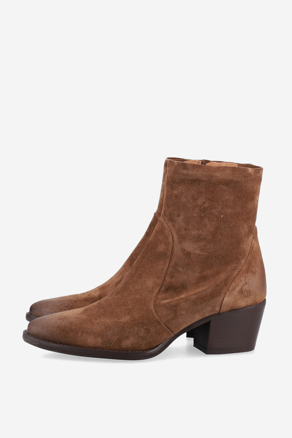 Suede ankle boots