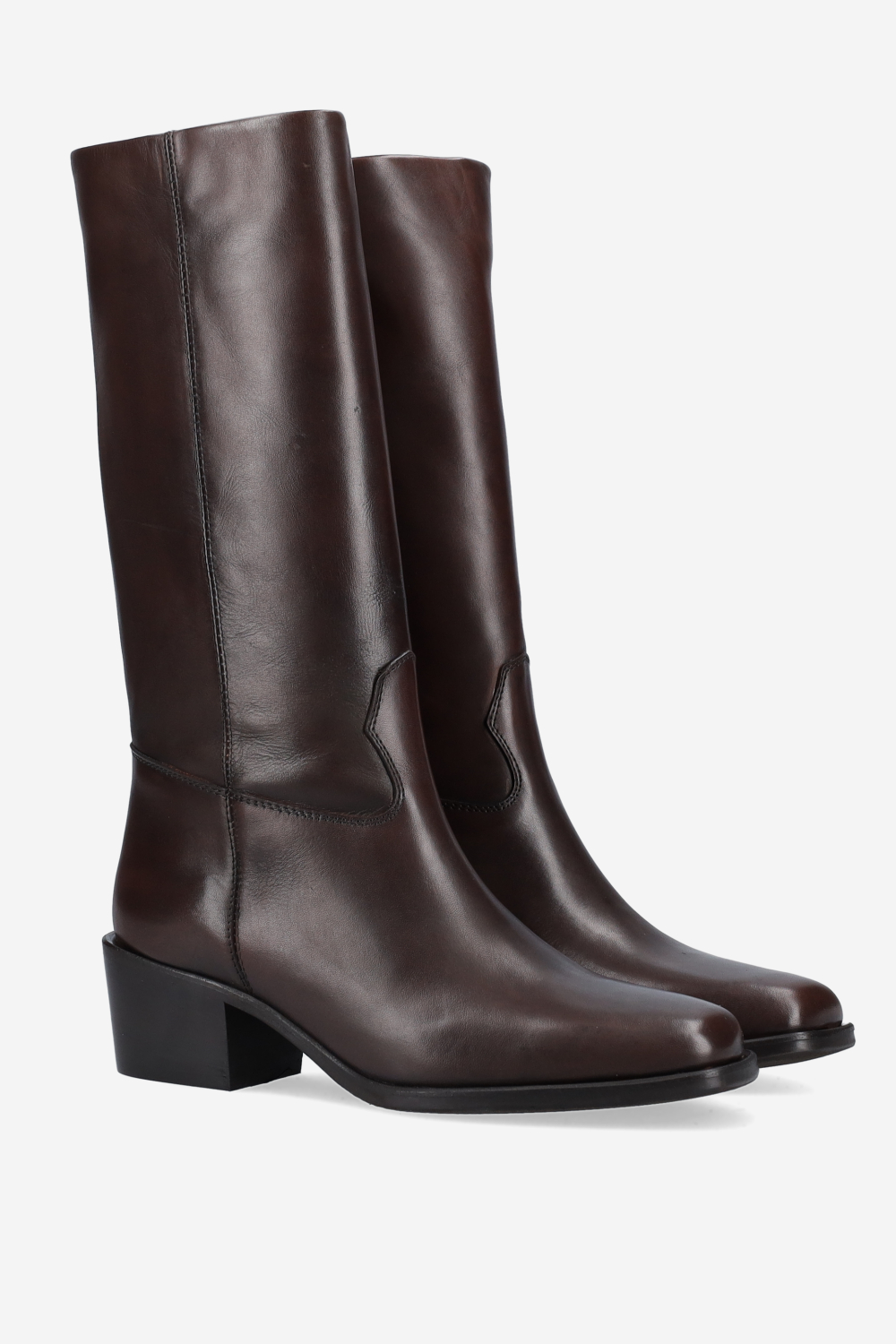 Leather boots