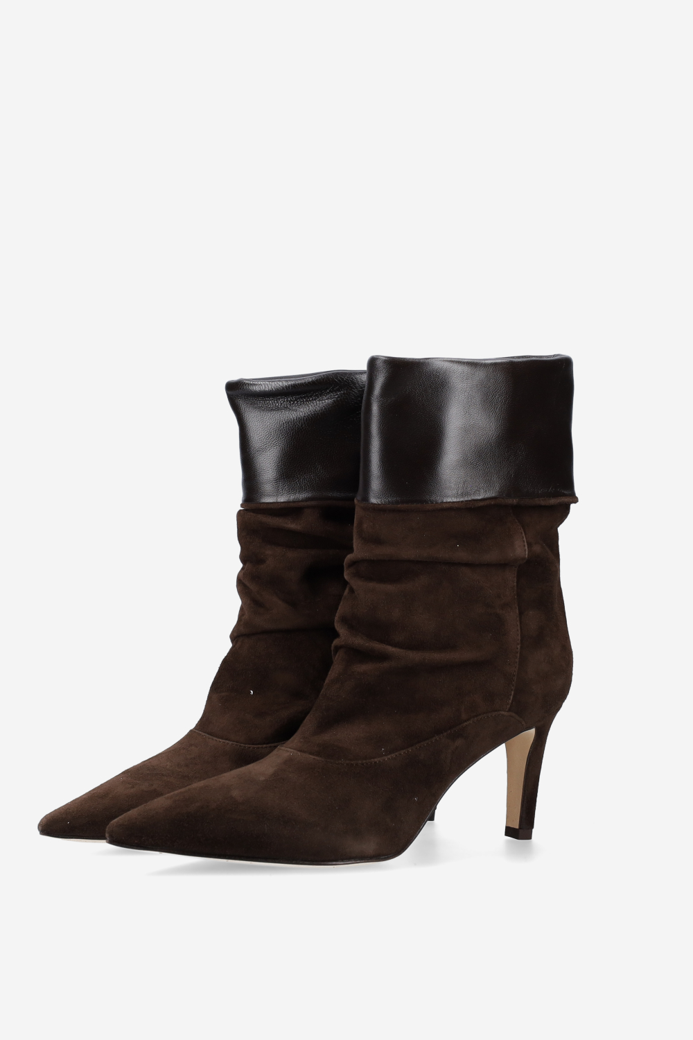 Slouchy suede ankle boots