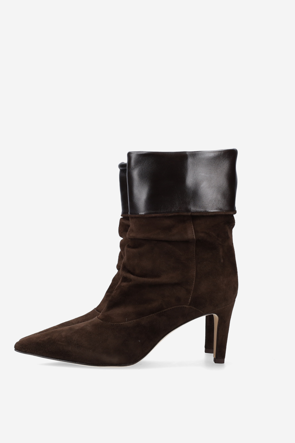 Slouchy suede ankle boots