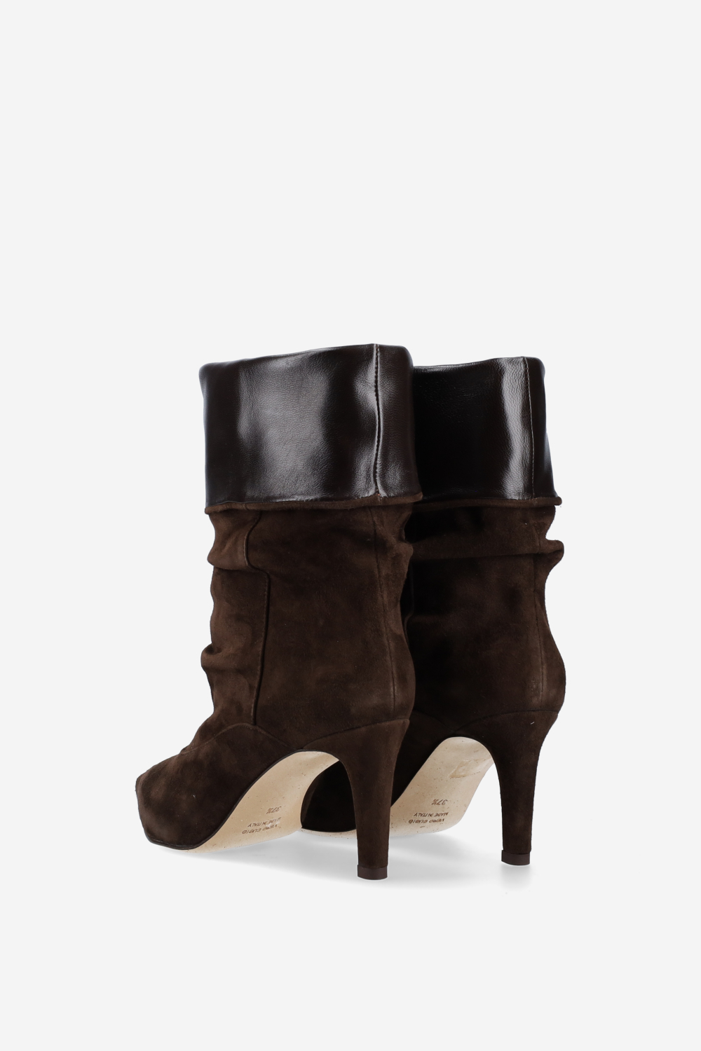 Slouchy suede ankle boots