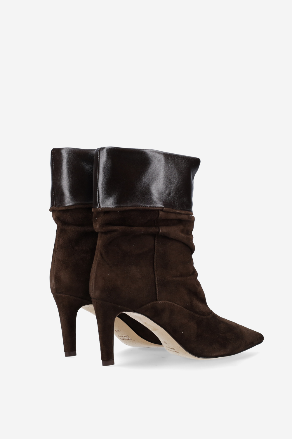 Slouchy suede ankle boots