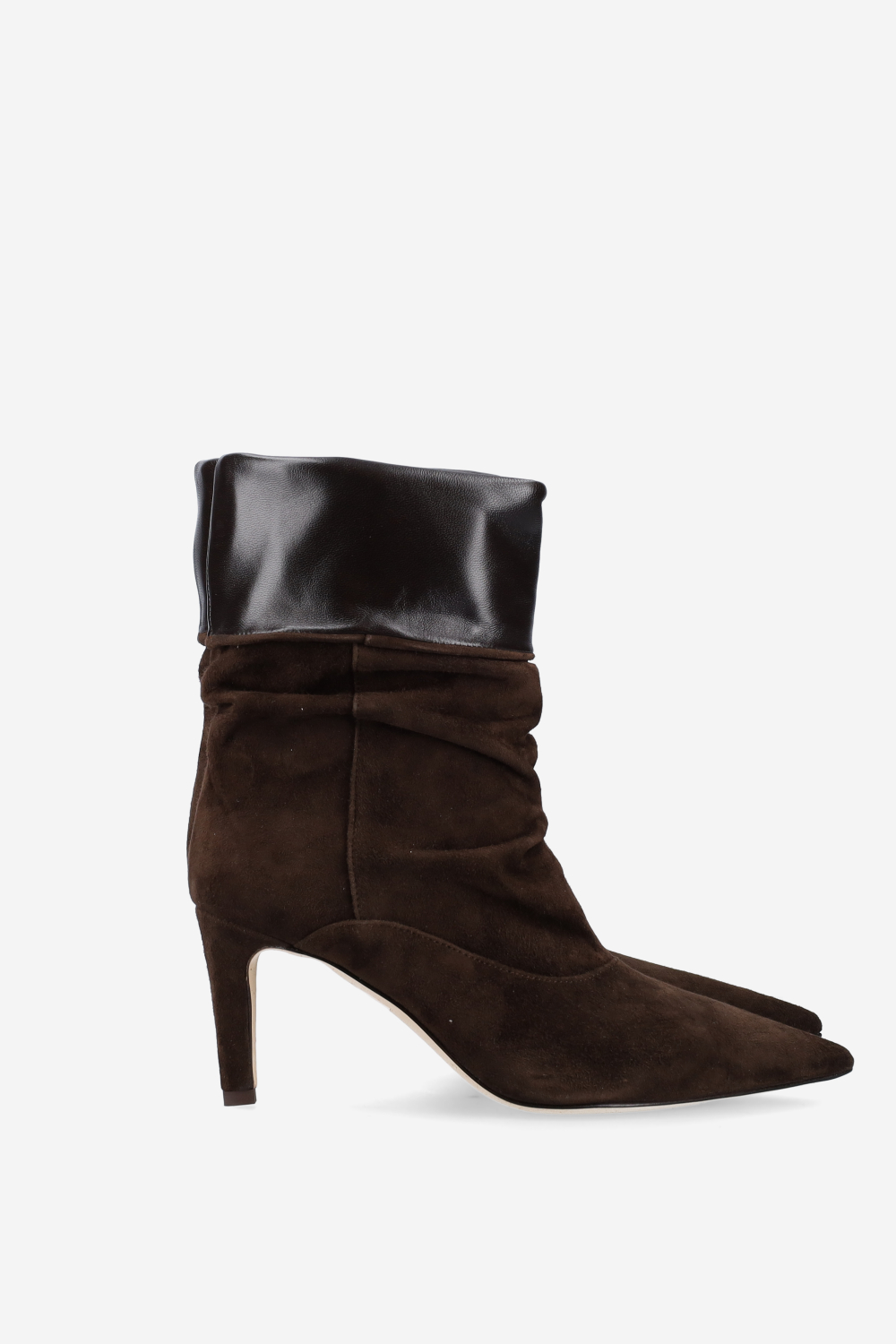 Slouchy suede ankle boots