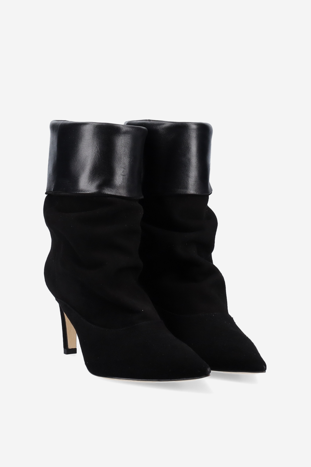Slouchy suede ankle boots