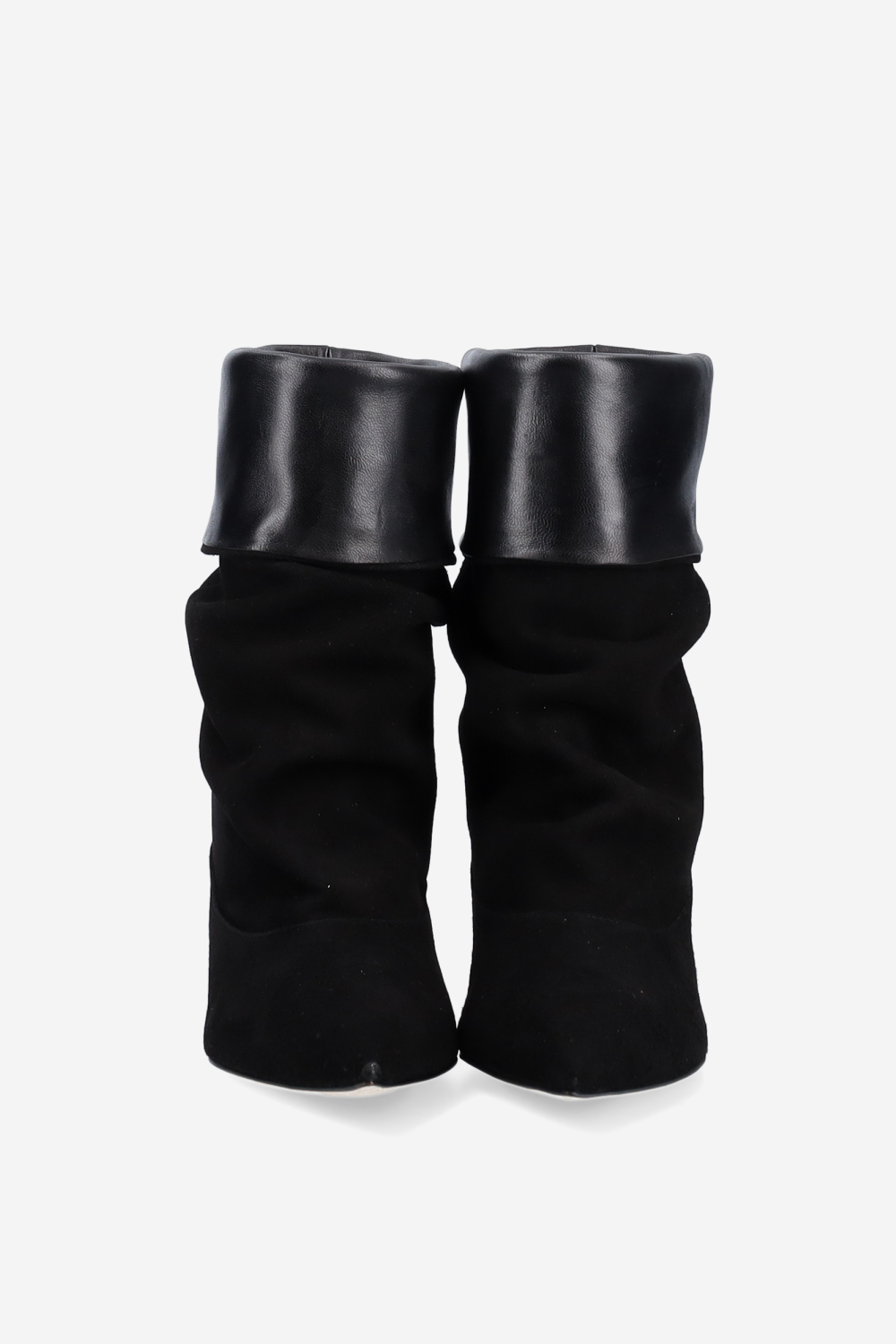 Slouchy suede ankle boots