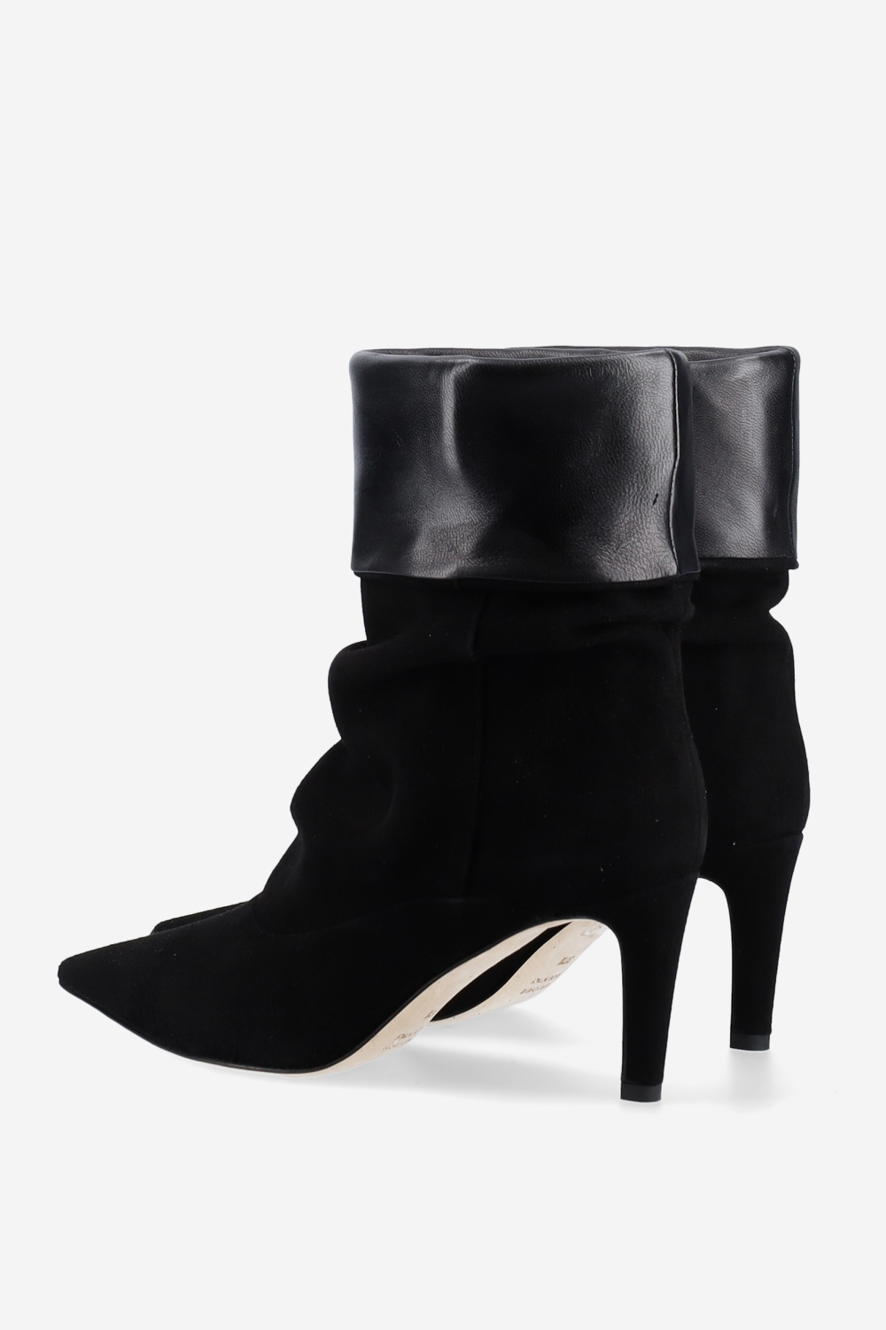 Slouchy suede ankle boots