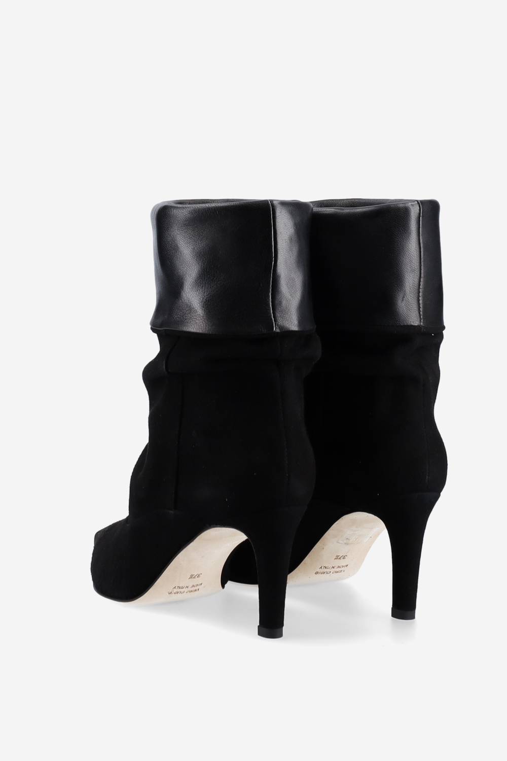 Slouchy suede ankle boots