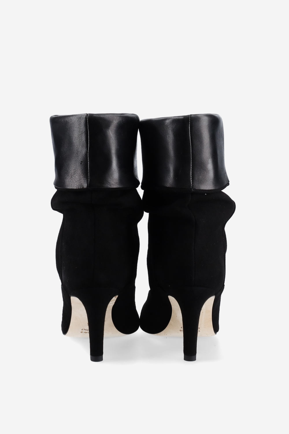 Slouchy suede ankle boots