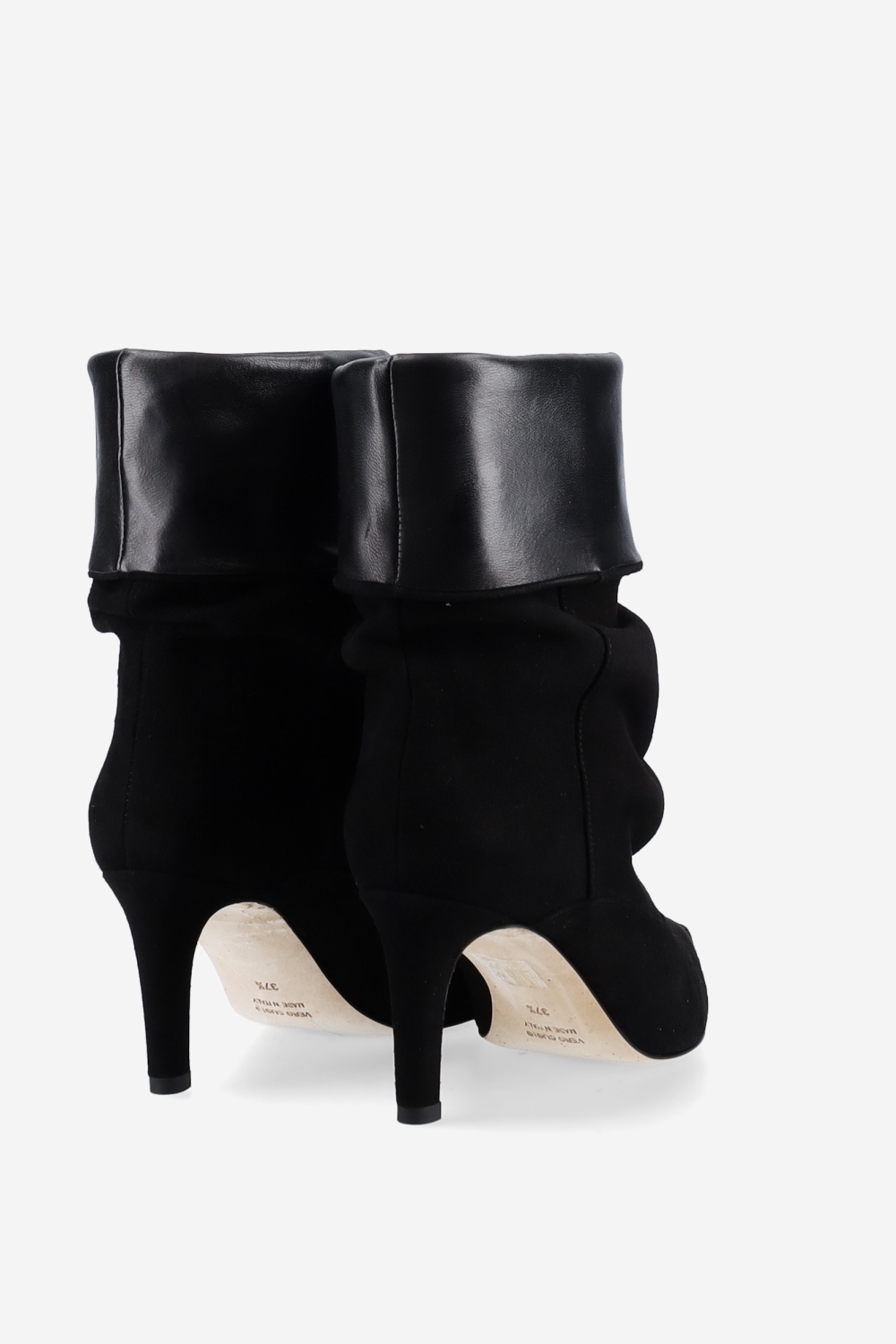 Slouchy suede ankle boots