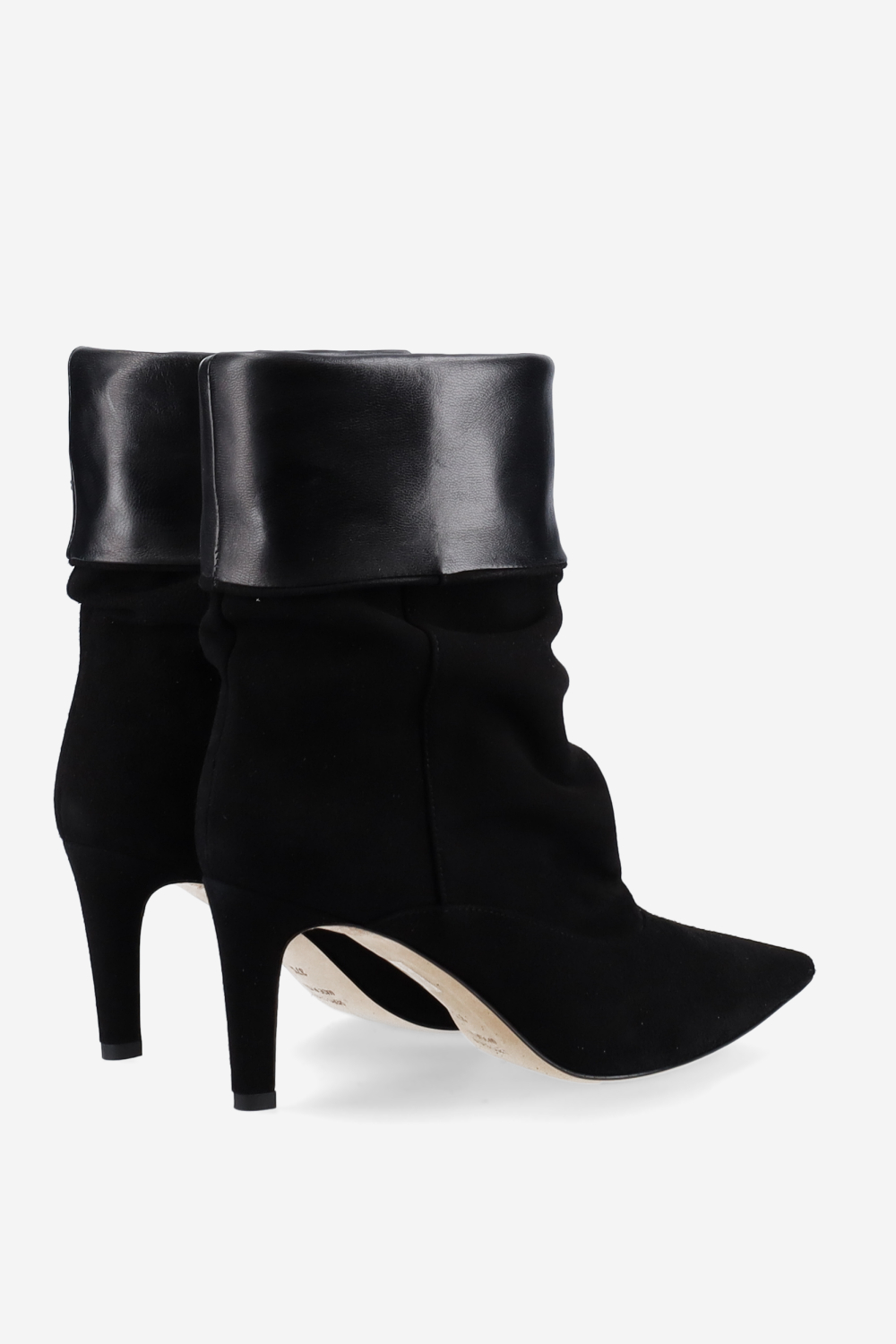 Slouchy suede ankle boots