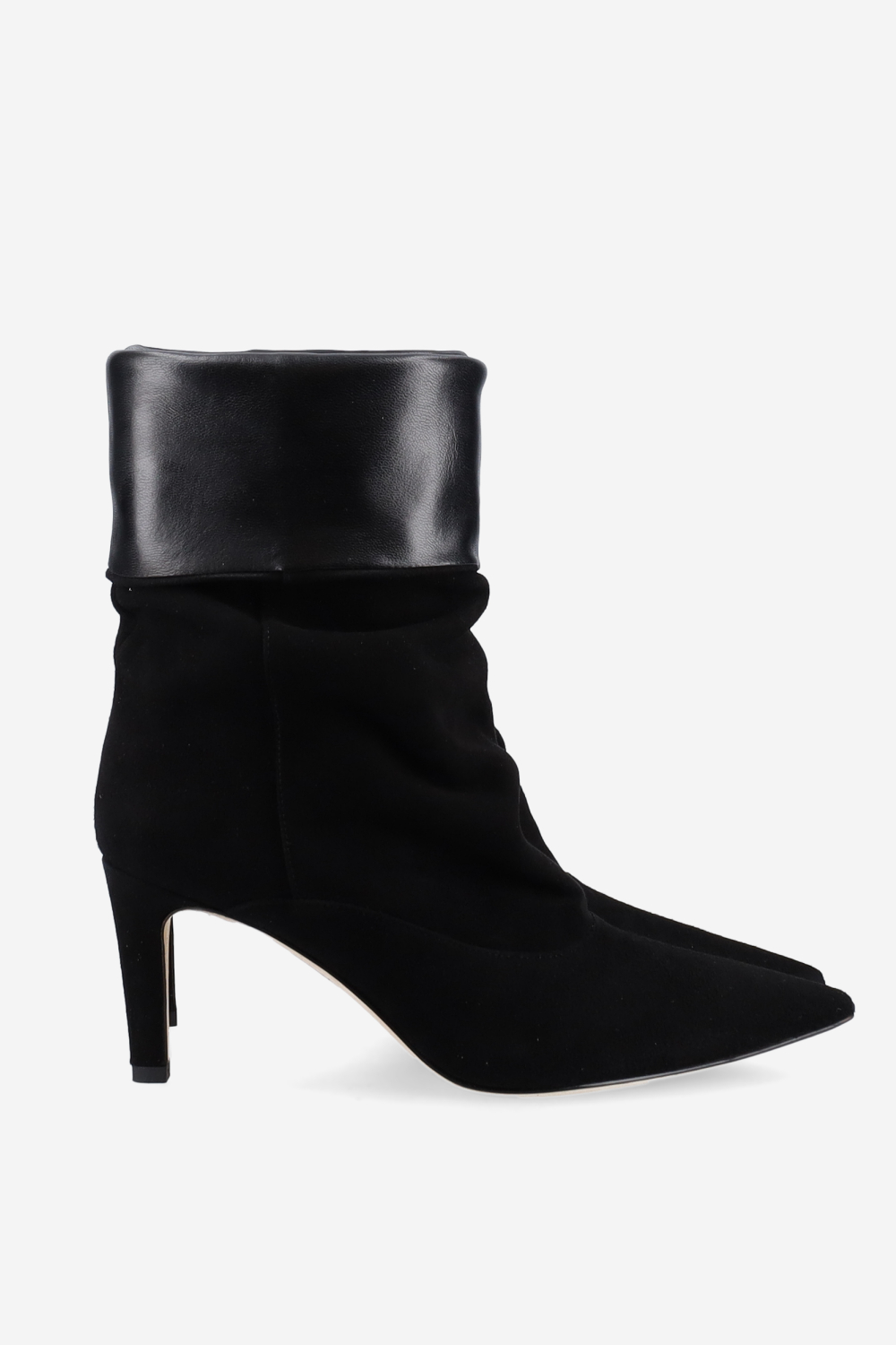 Slouchy suede ankle boots