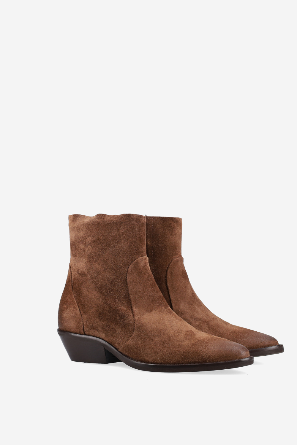 Suede ankle boots