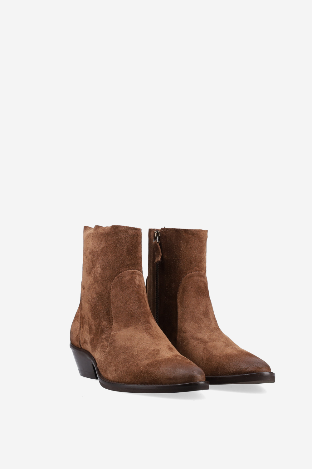 Suede ankle boots