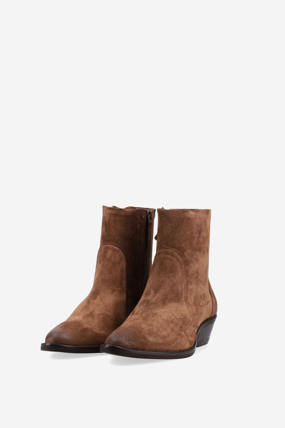 Suede ankle boots