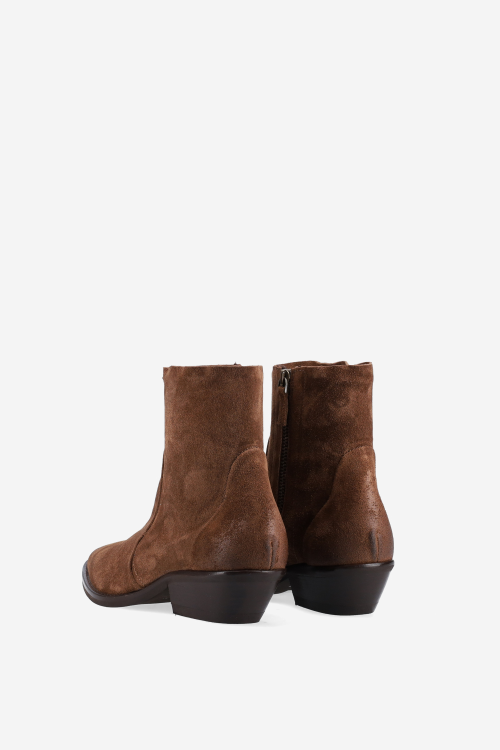 Suede ankle boots