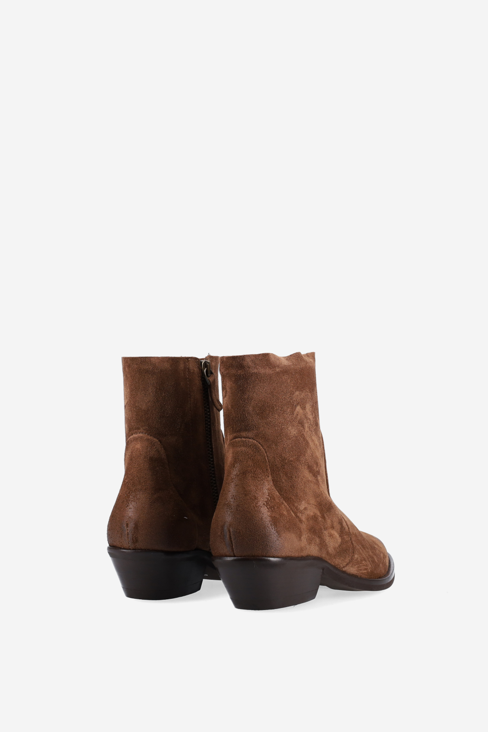 Suede ankle boots