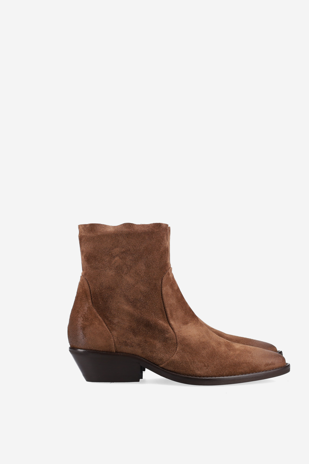 Suede ankle boots