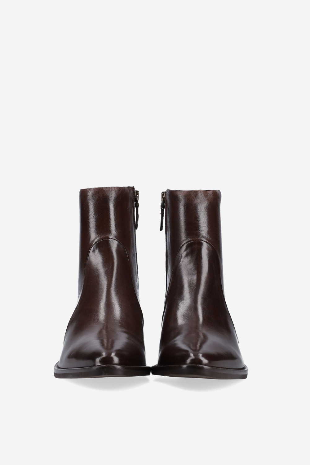 Leather ankle boots