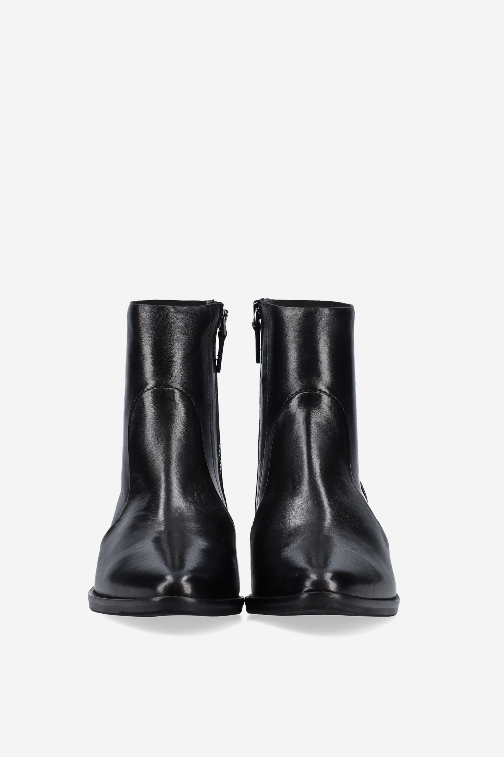 Leather ankle boots