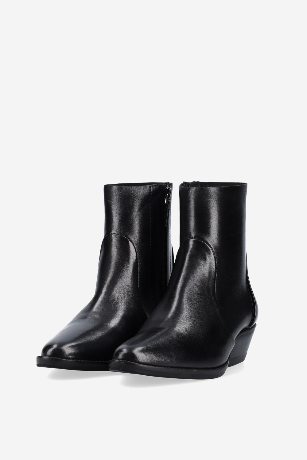 Leather ankle boots