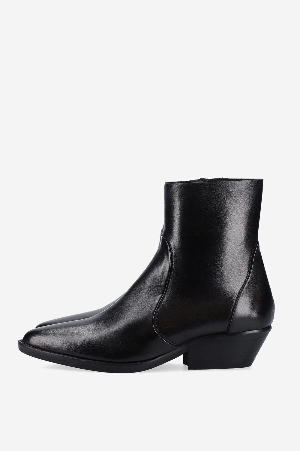 Leather ankle boots