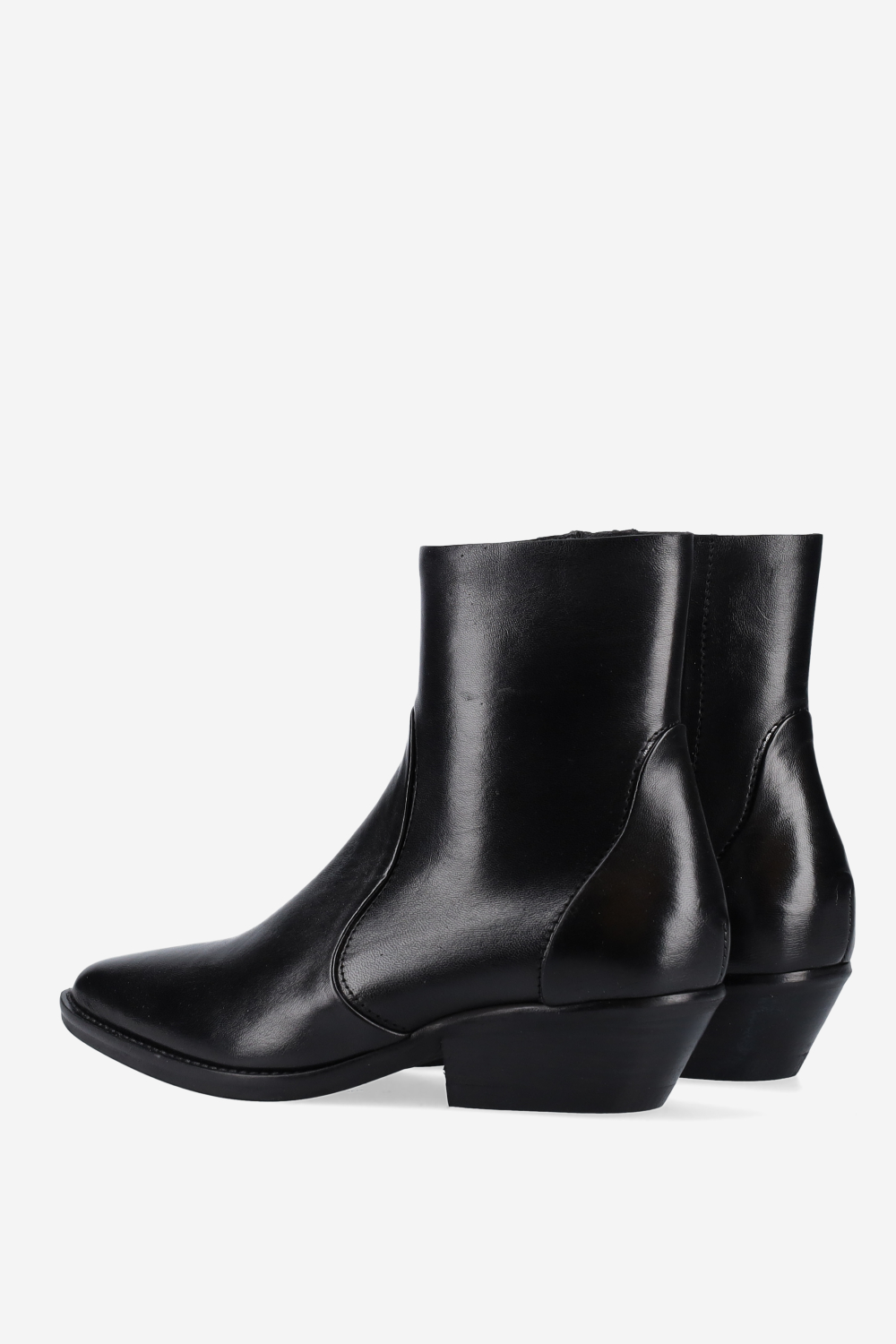Leather ankle boots
