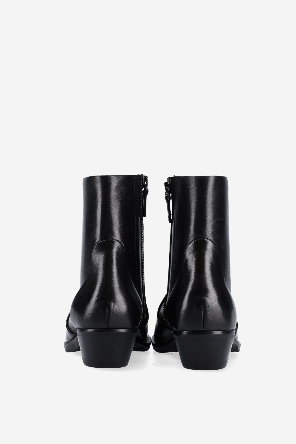 Leather ankle boots