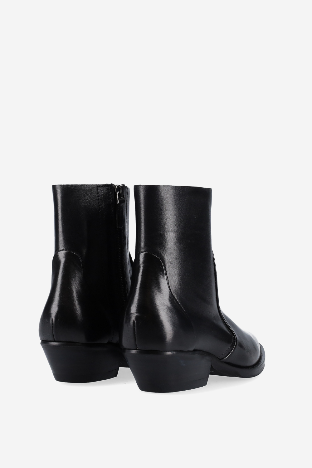 Leather ankle boots