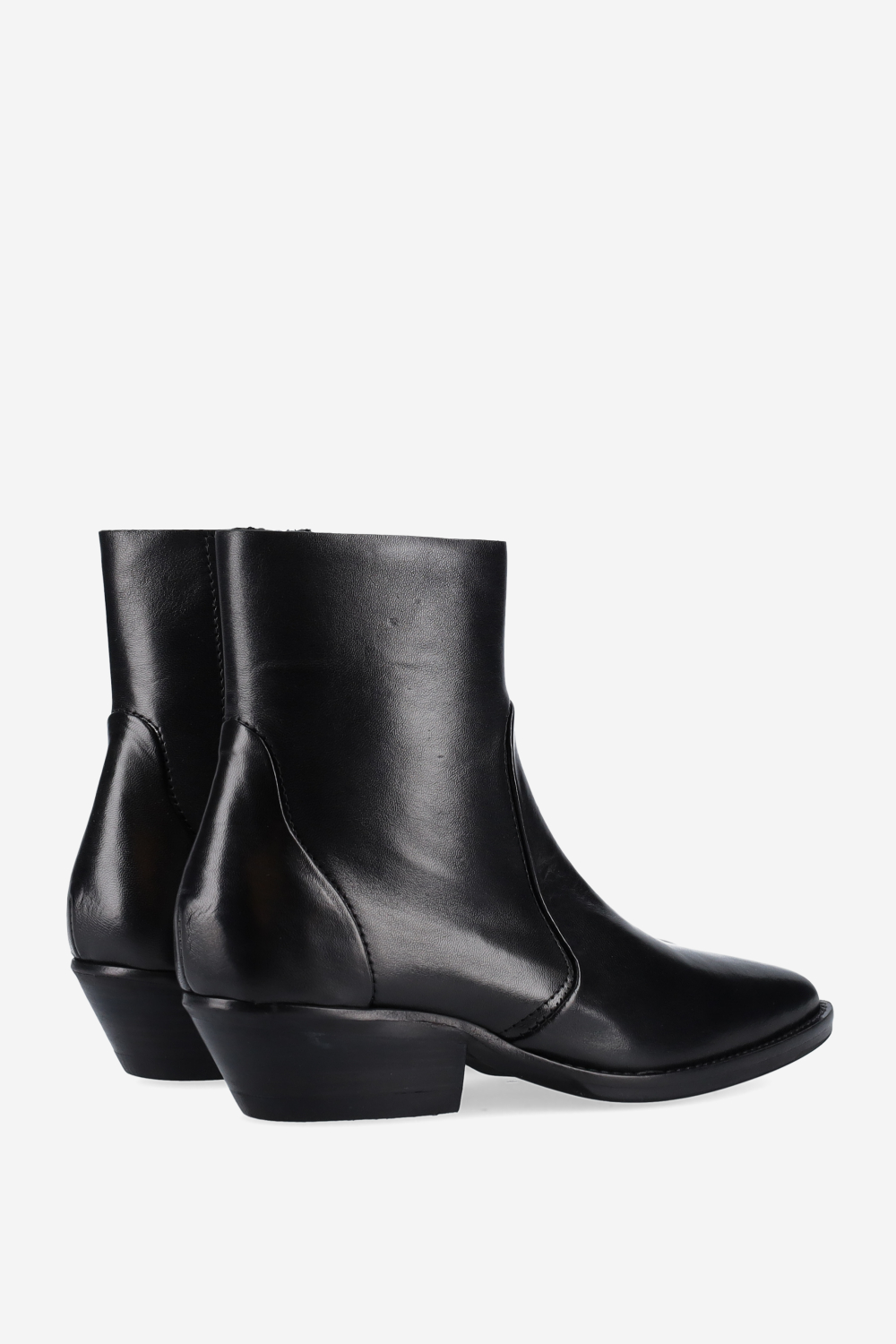 Leather ankle boots
