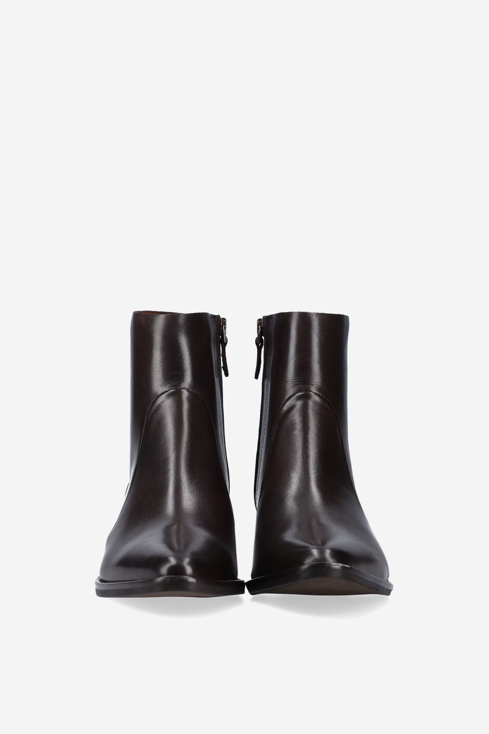 Leather ankle boots