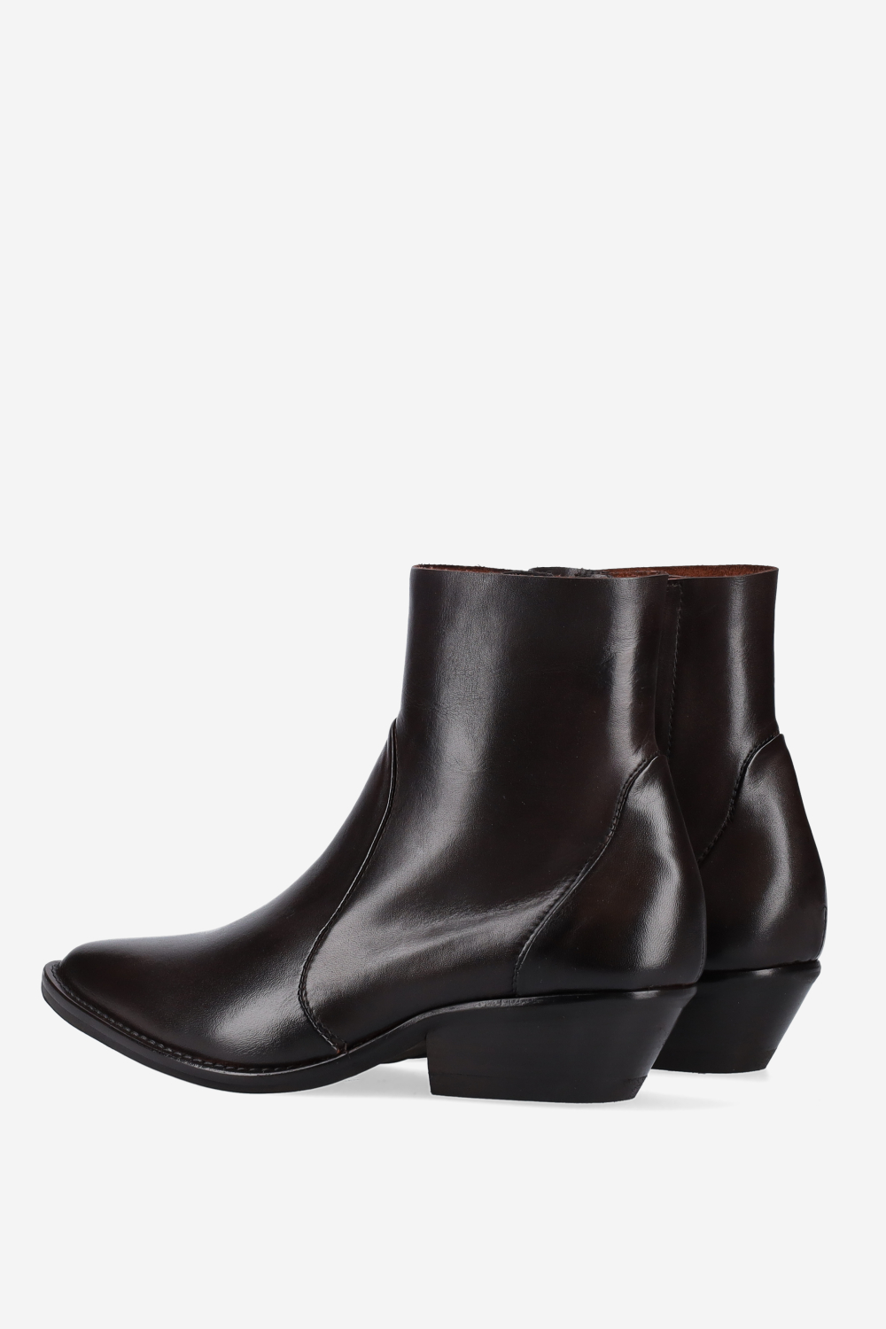 Leather ankle boots