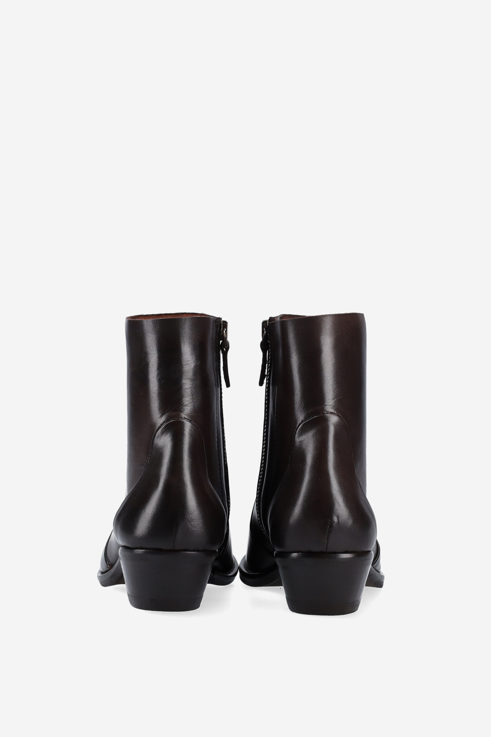 Leather ankle boots