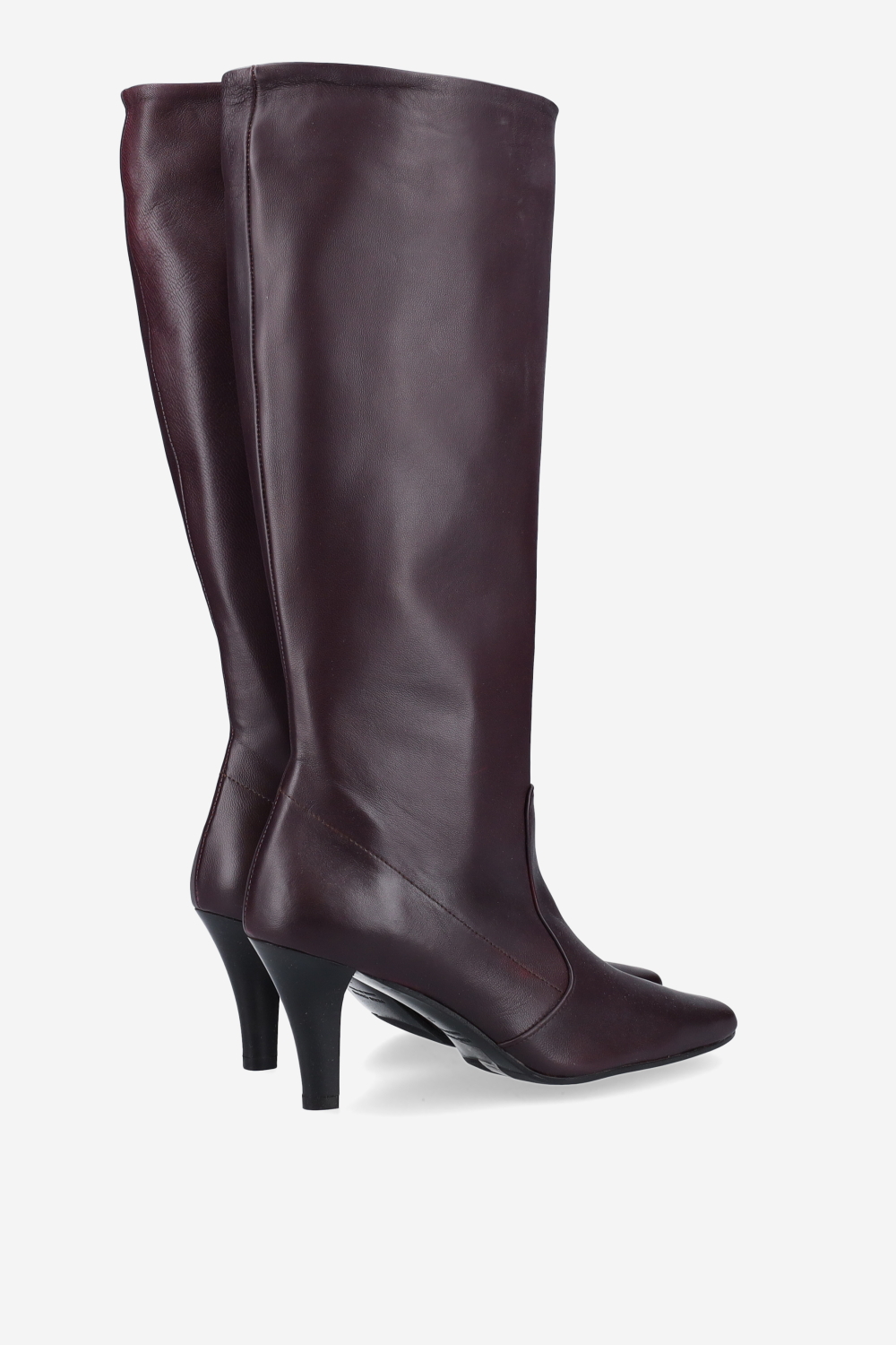 Zipped leather boots