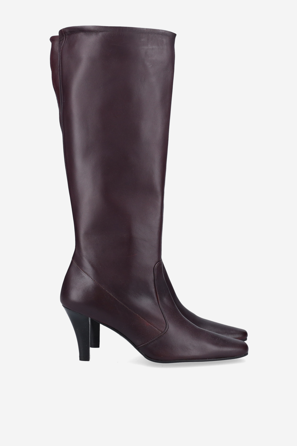 Zipped leather boots