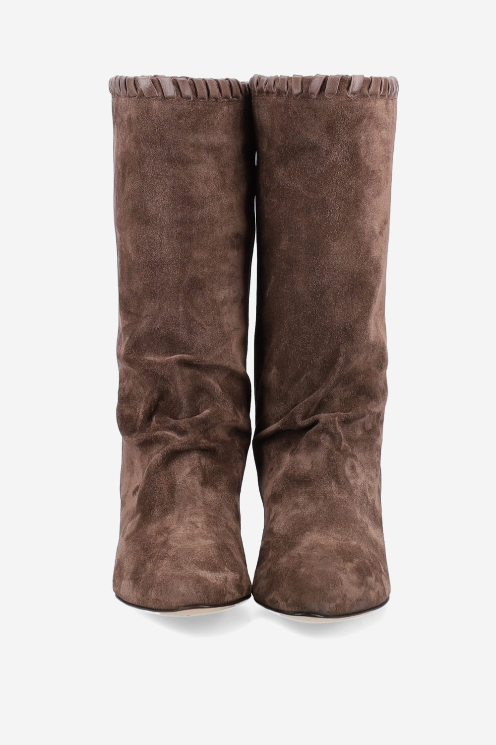 Fringe suede boots