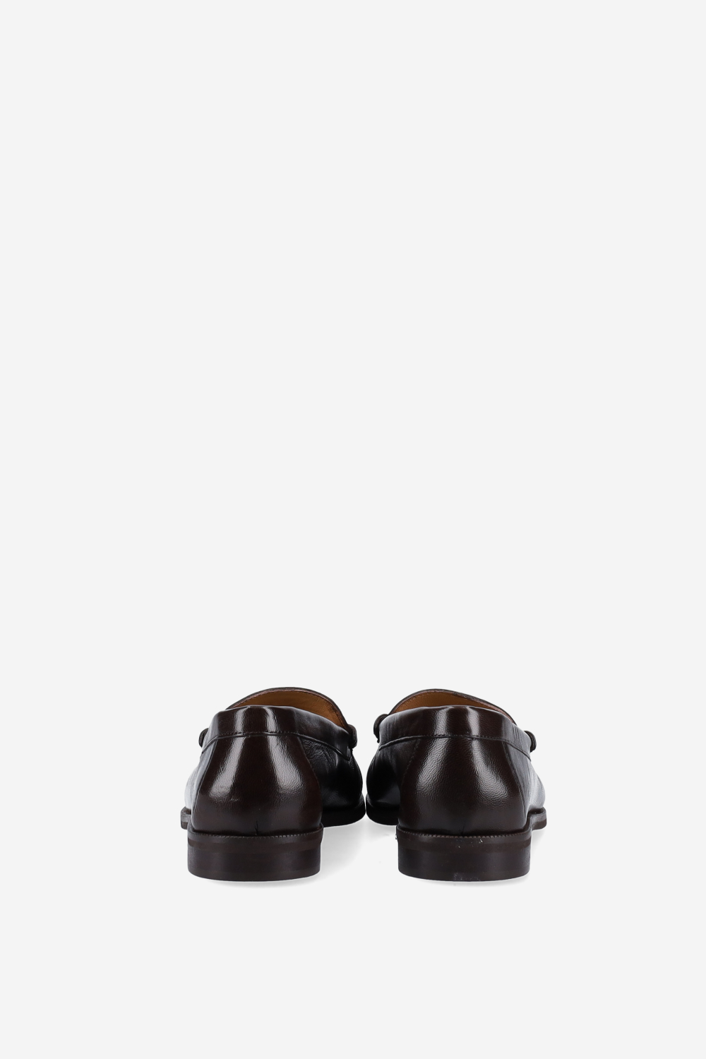 Wrinkle leather loafers