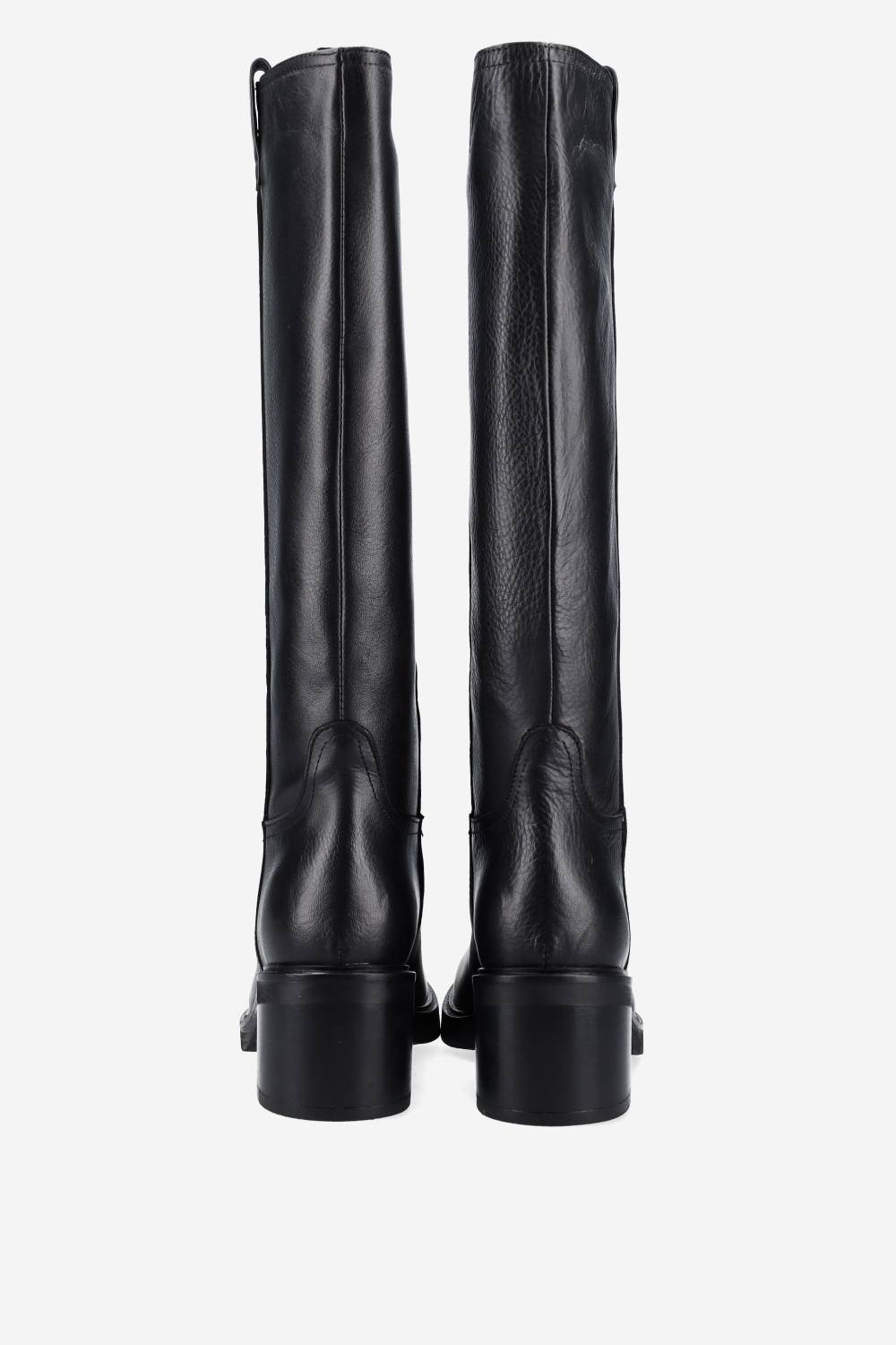 High leather boots