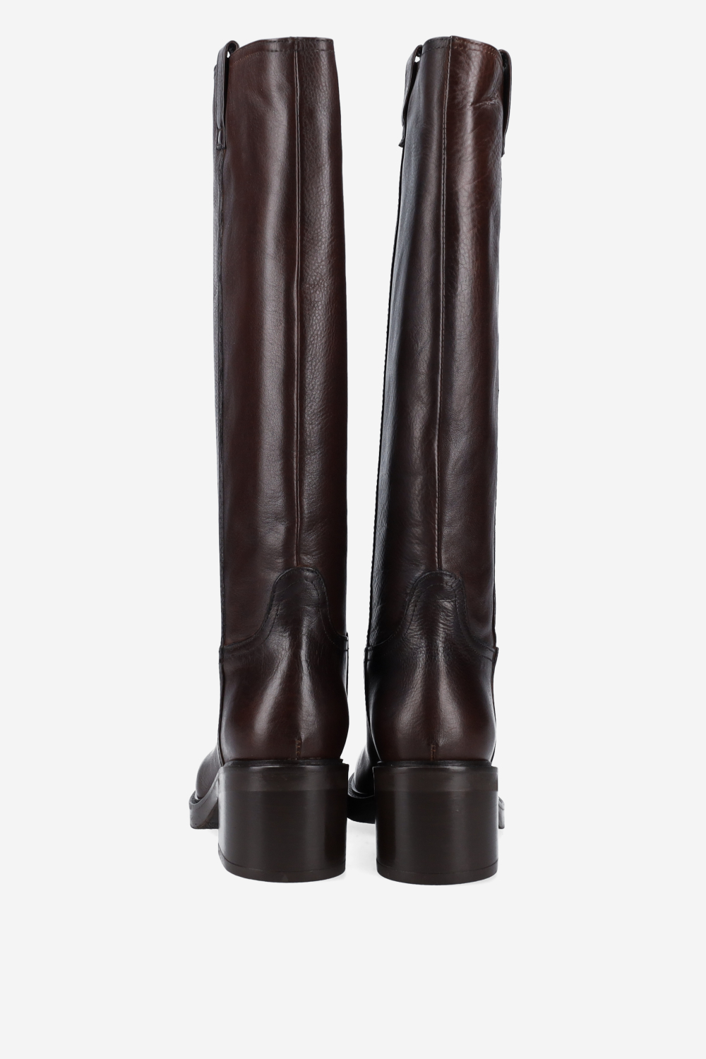 High leather boots