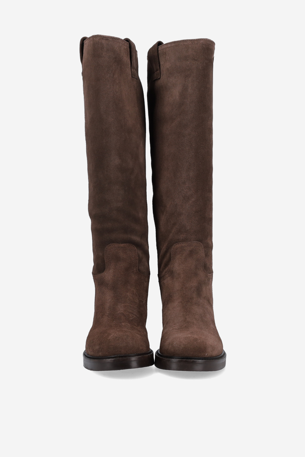 High suede boots