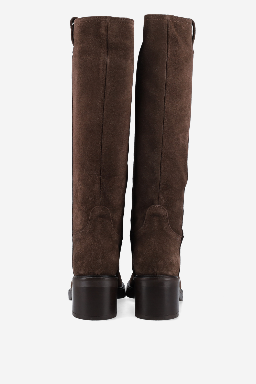 High suede boots