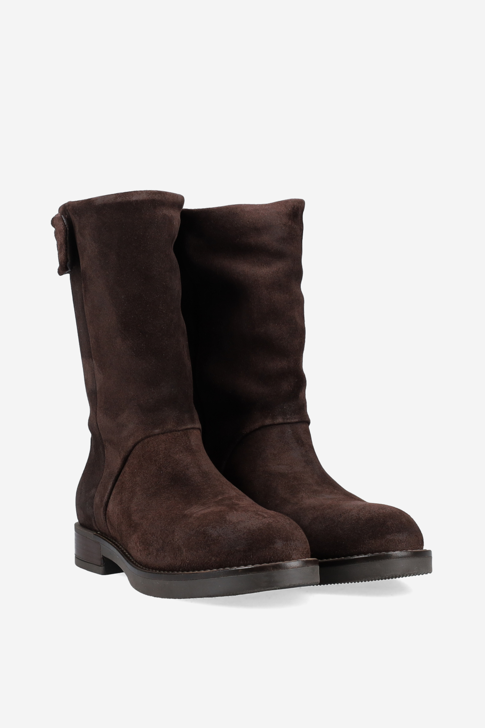 Velcro suede boots