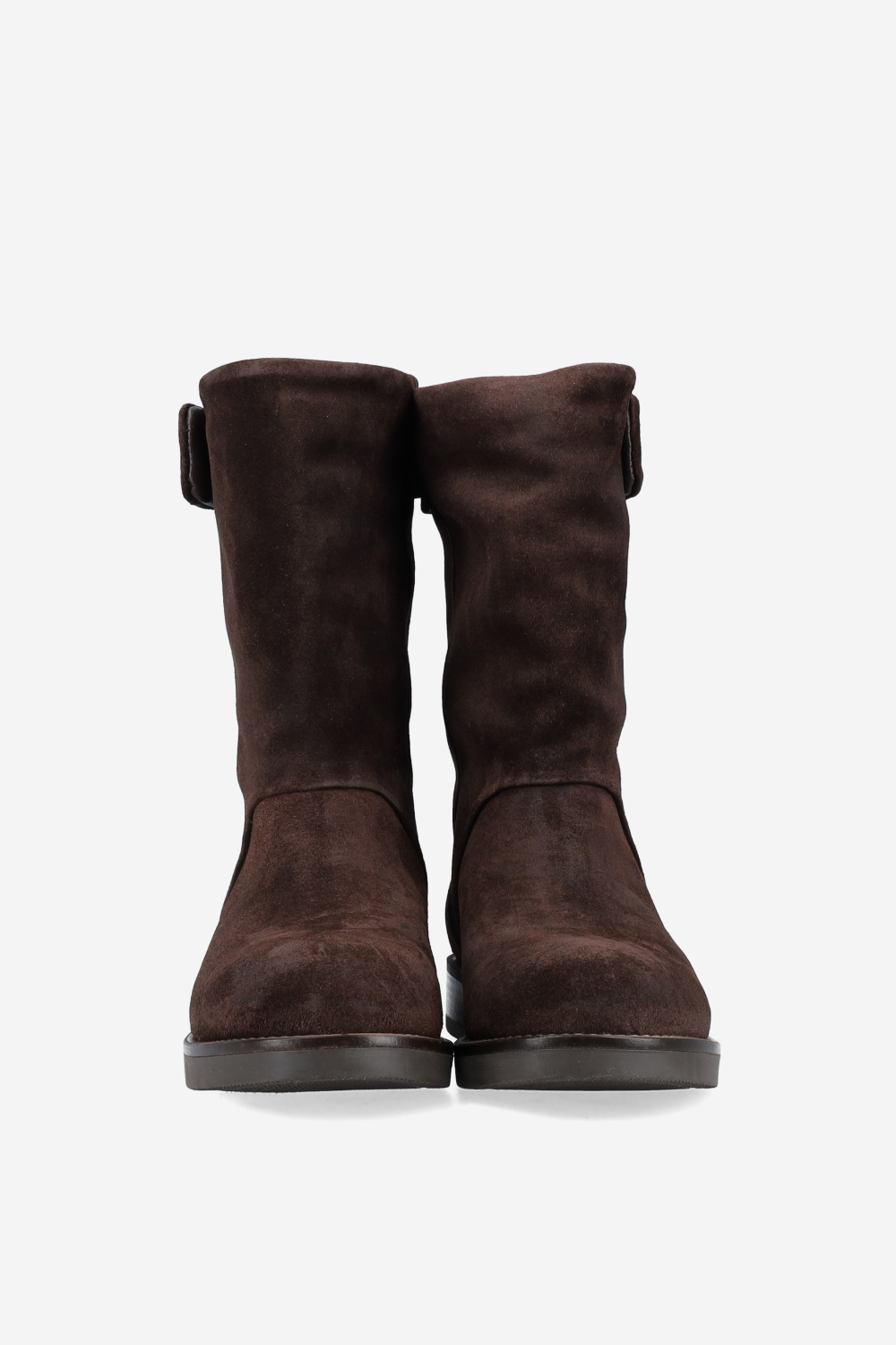 Velcro suede boots