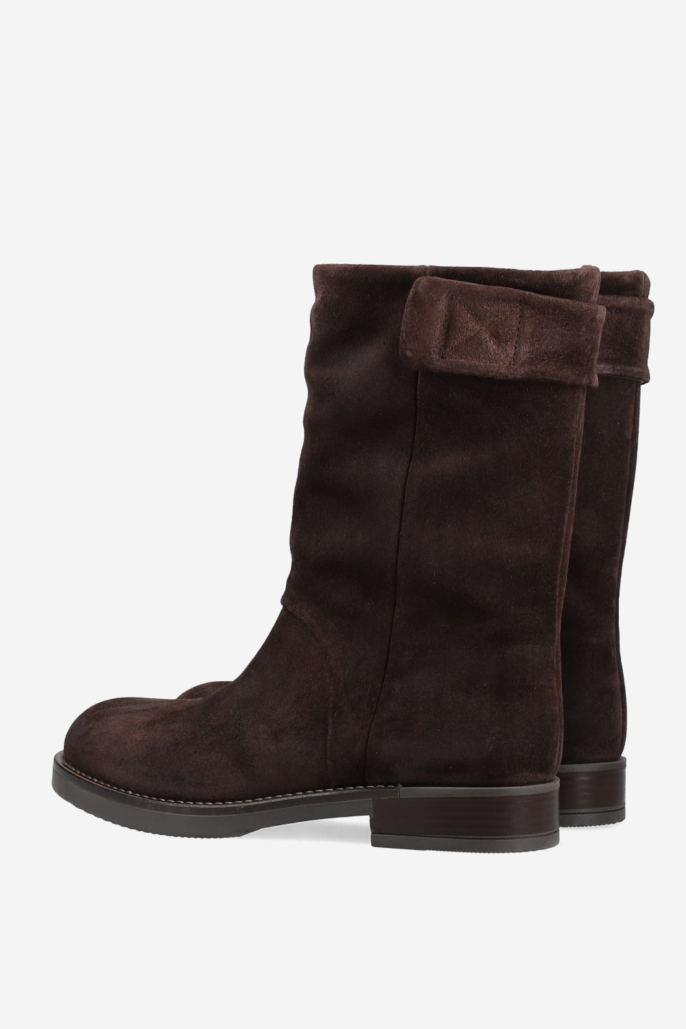 Velcro suede boots