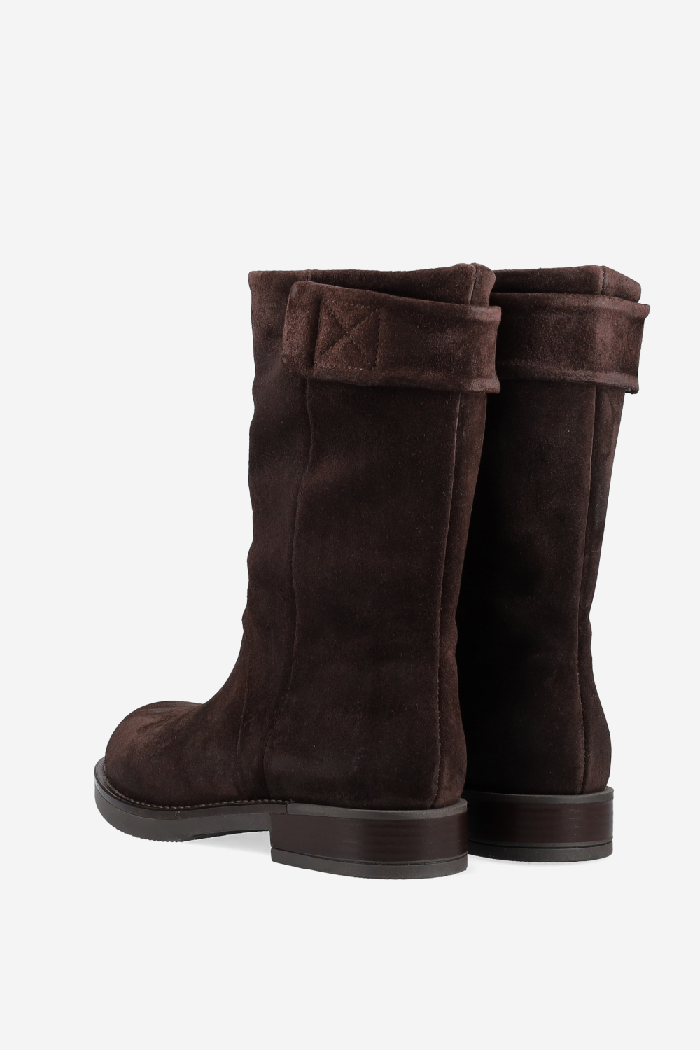 Velcro suede boots